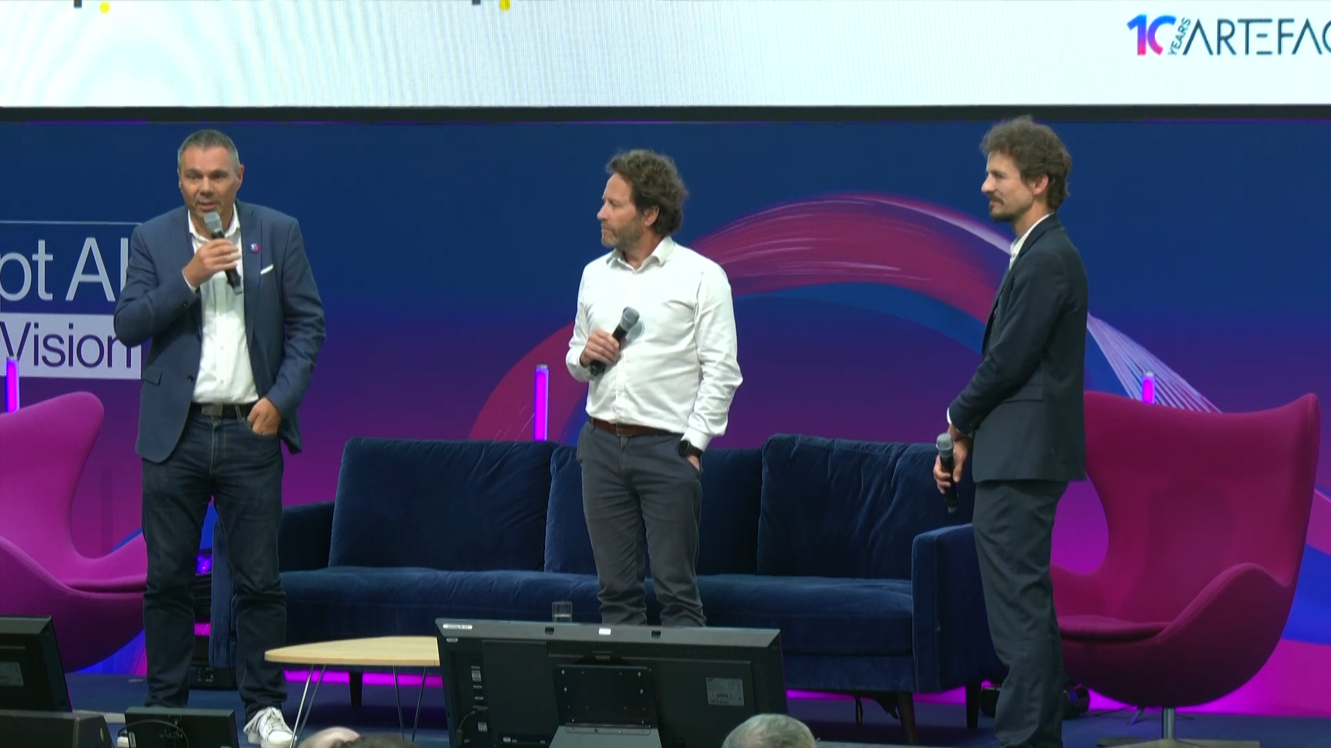 Matthieu Heslouin, Chief Digital Officer at Bpifrance, and Lionel Chaine, CIO at BPIfrance at the Adopt AI Summit – Bank or fintech, how is AI changing things?